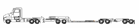 Long Multi-Axle Truck